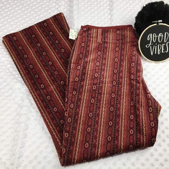 Erik Singer Pants - Erik Spencer Size 12 Tribal Print Pant